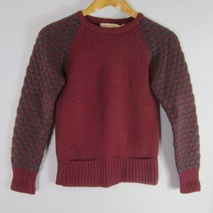 Vtg Gil Aimbez Brae Sport S Purple Wool Sweater